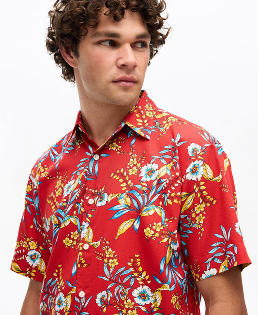 Hawaiian Shirt | Red Hawaiian