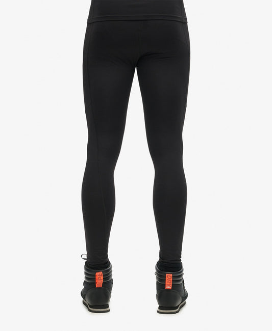 Ski Base Layer Slim Fit Legging | Black