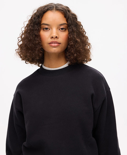 Essential Logo Crew Sweat | Black