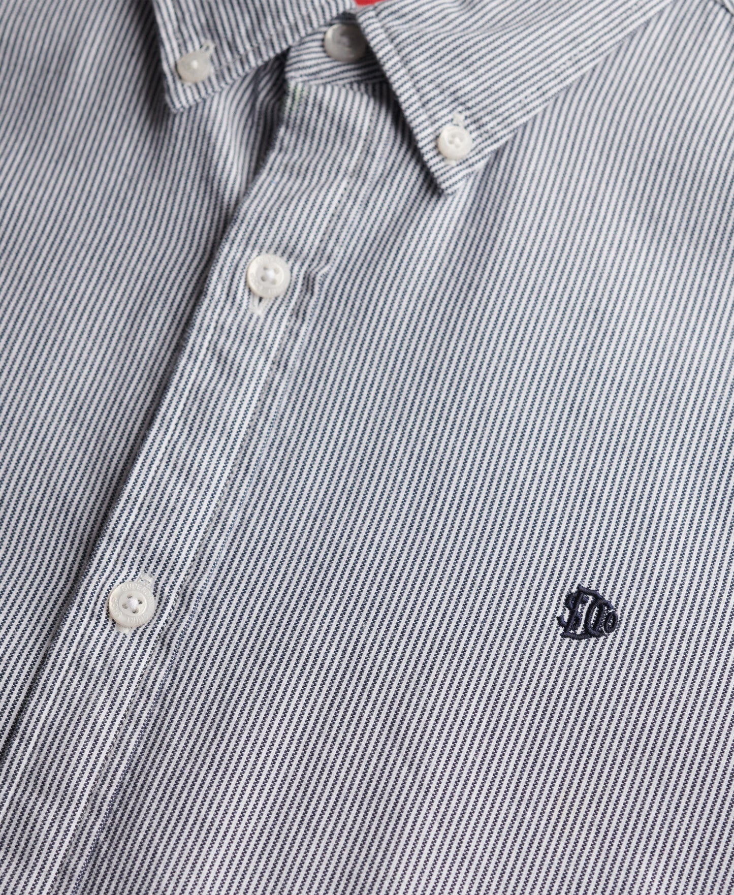 Classic Oxford Long Sleeve Shirt | Needle Ticking Stripe