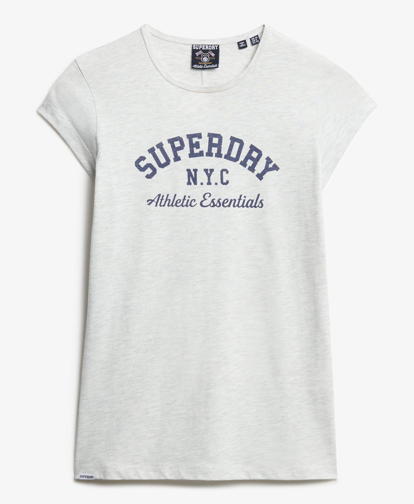 Athletic Essential Slub Slim Fit Tee | Iced Grey Marle