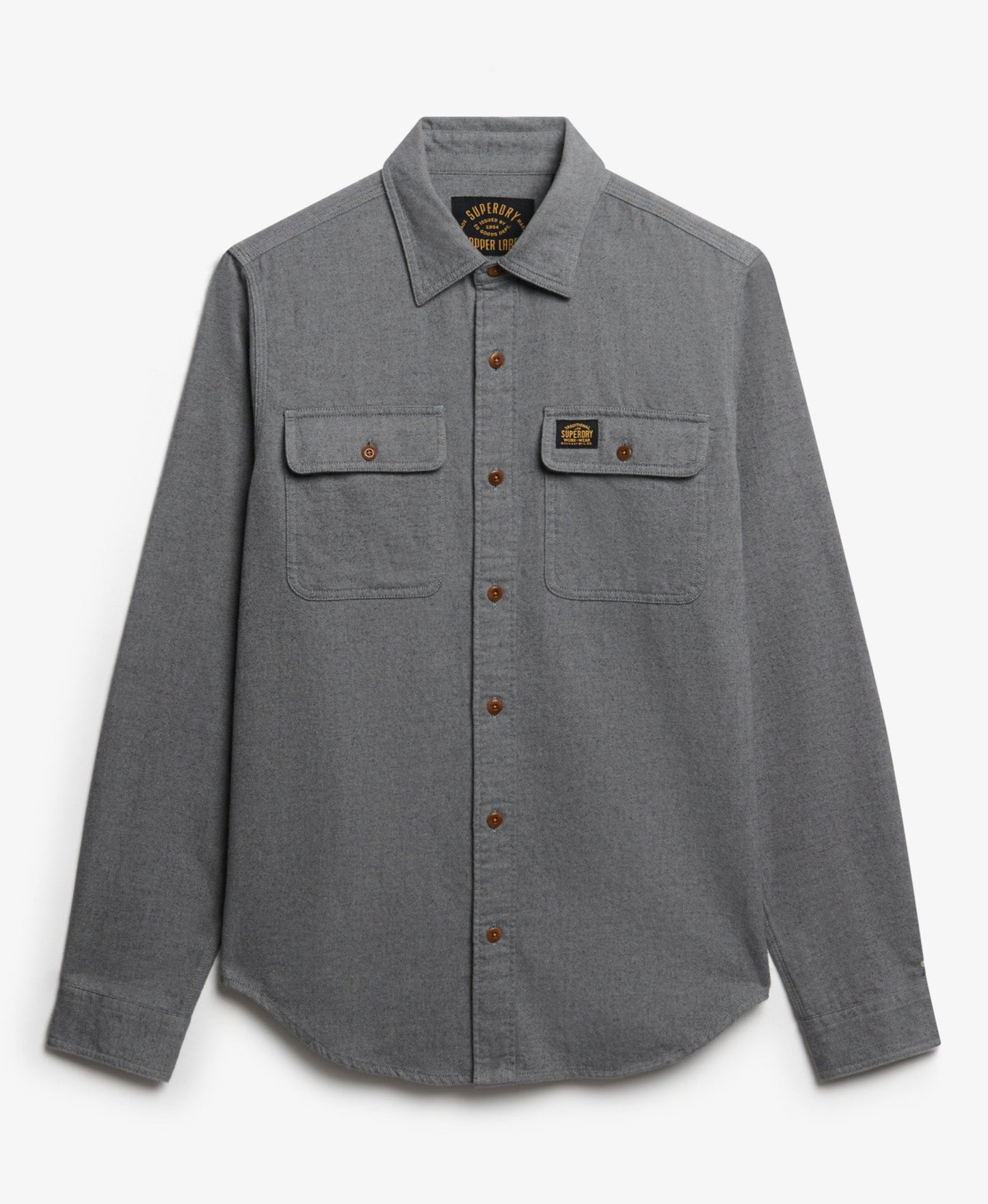 Flannel Workwear Shirt | Pearl Blue