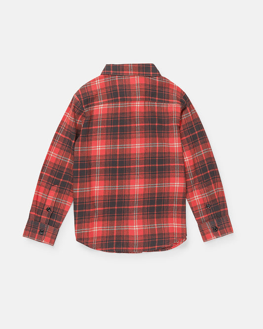 Toddler Boys Caden Plaid Long Sleeve Shirt
