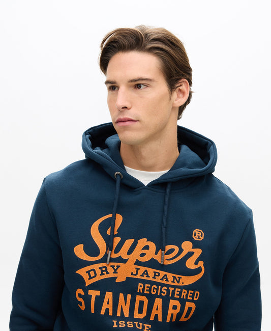 Standard Script Hoodie | Eclipse Navy