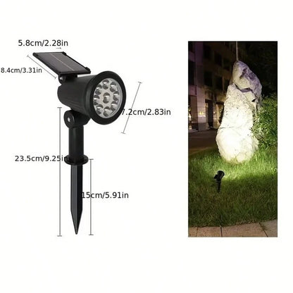 Solar Powered Landscape Spotlight