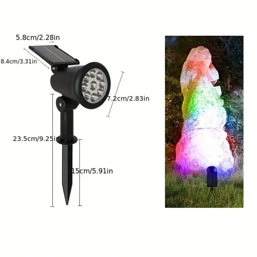 Solar Powered Landscape Spotlight