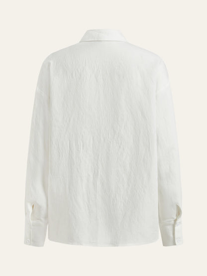Elegant Embroidered Long Sleeve Casual Blouse For Women