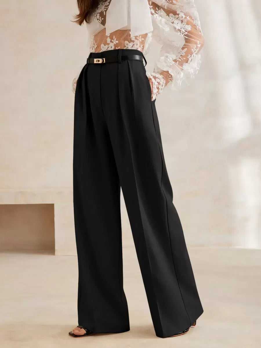 Women's Modern Stylish Simple Wide-Leg Suit Pants