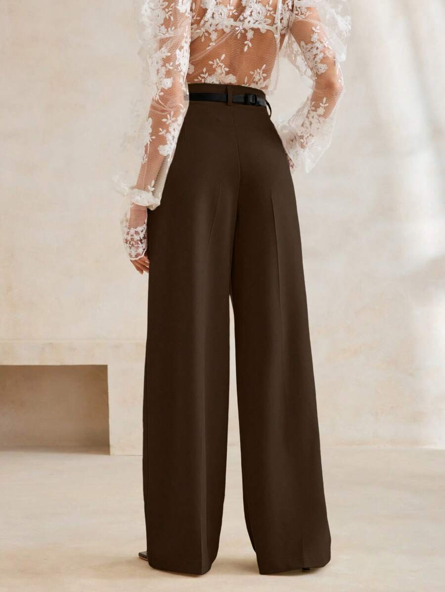 Women's Modern Stylish Simple Wide-Leg Suit Pants