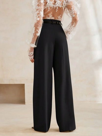 Women's Modern Stylish Simple Wide-Leg Suit Pants