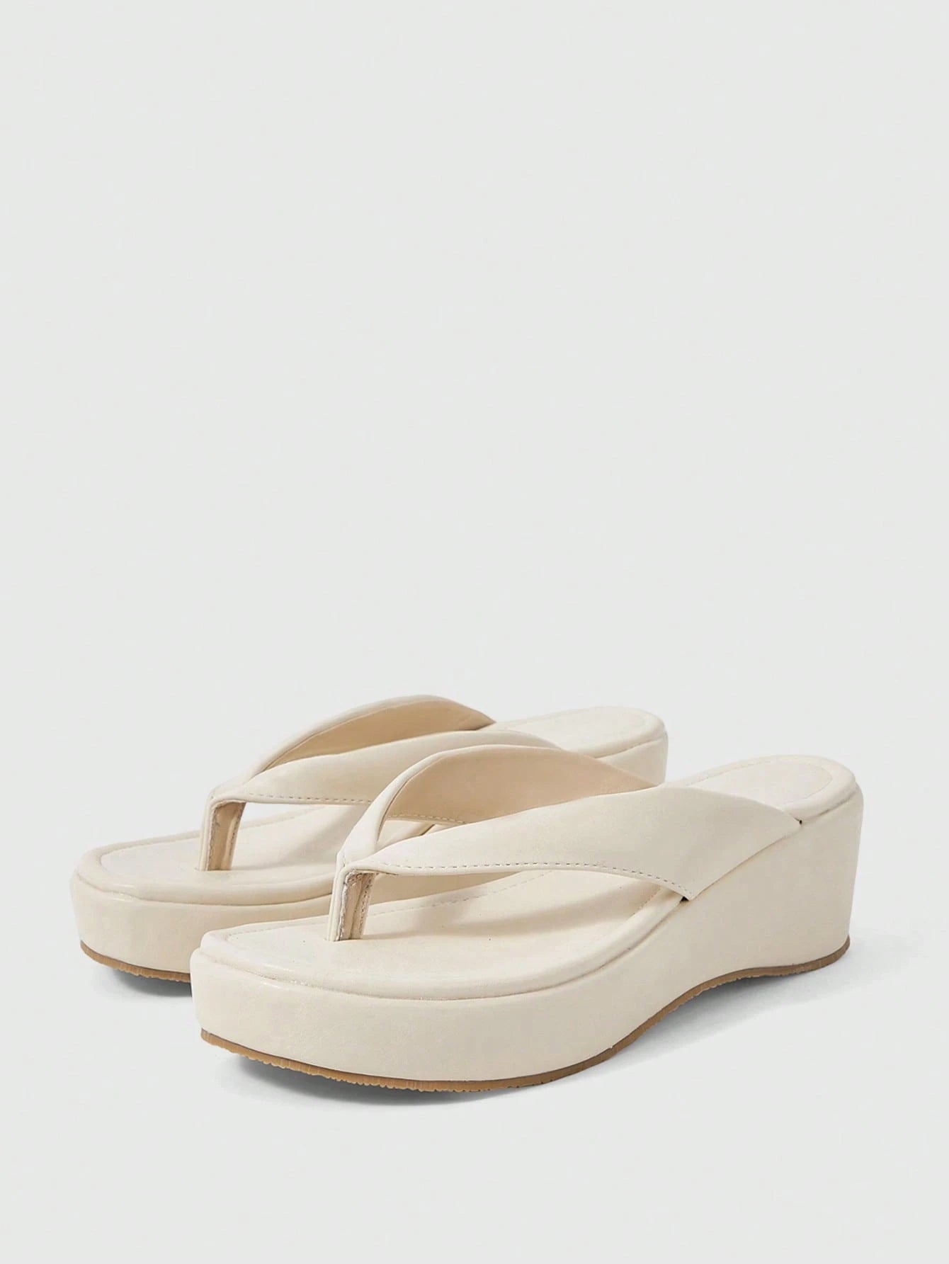 Women's Open Toe Platform High-Heeled Flip-Flops
