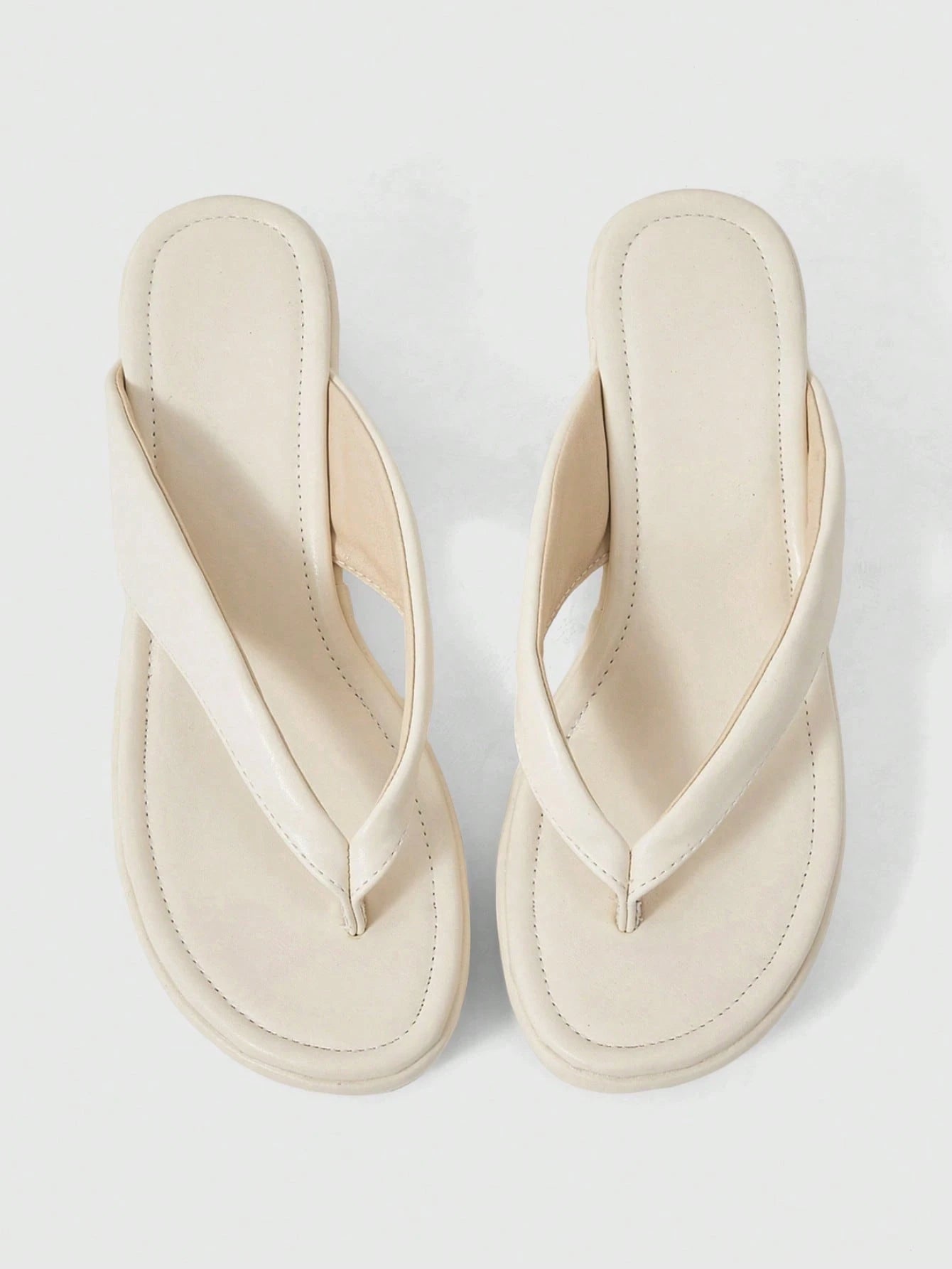 Women's Open Toe Platform High-Heeled Flip-Flops