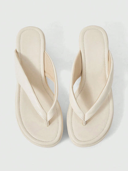Women's Open Toe Platform High-Heeled Flip-Flops