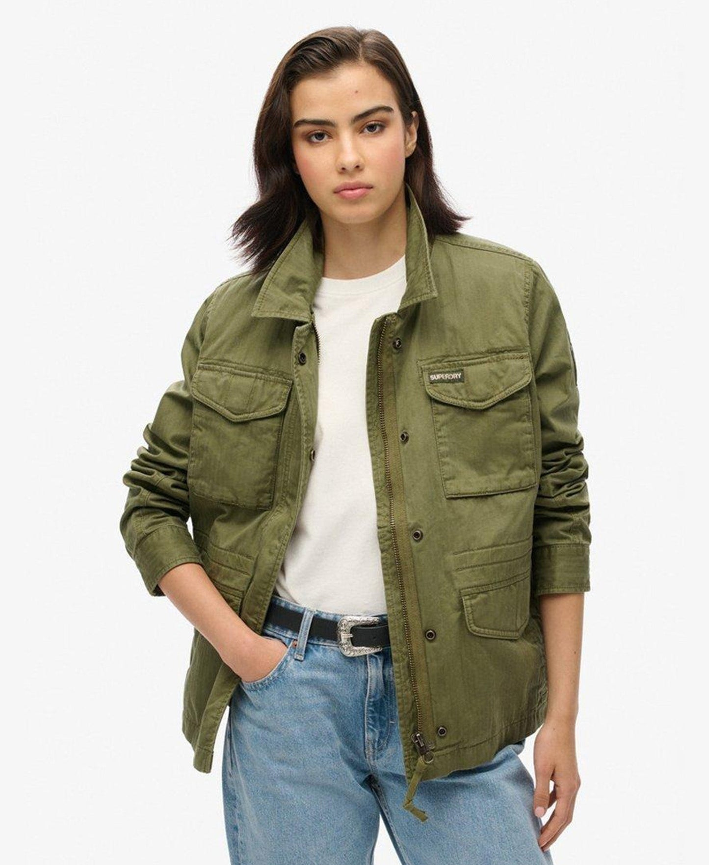 Military M65 Lined Jacket | Burnt Olive
