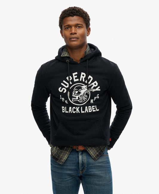 Black Label Hoodie | Black