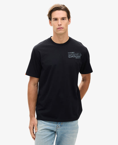 Movie Graphic Chest Tee | Black