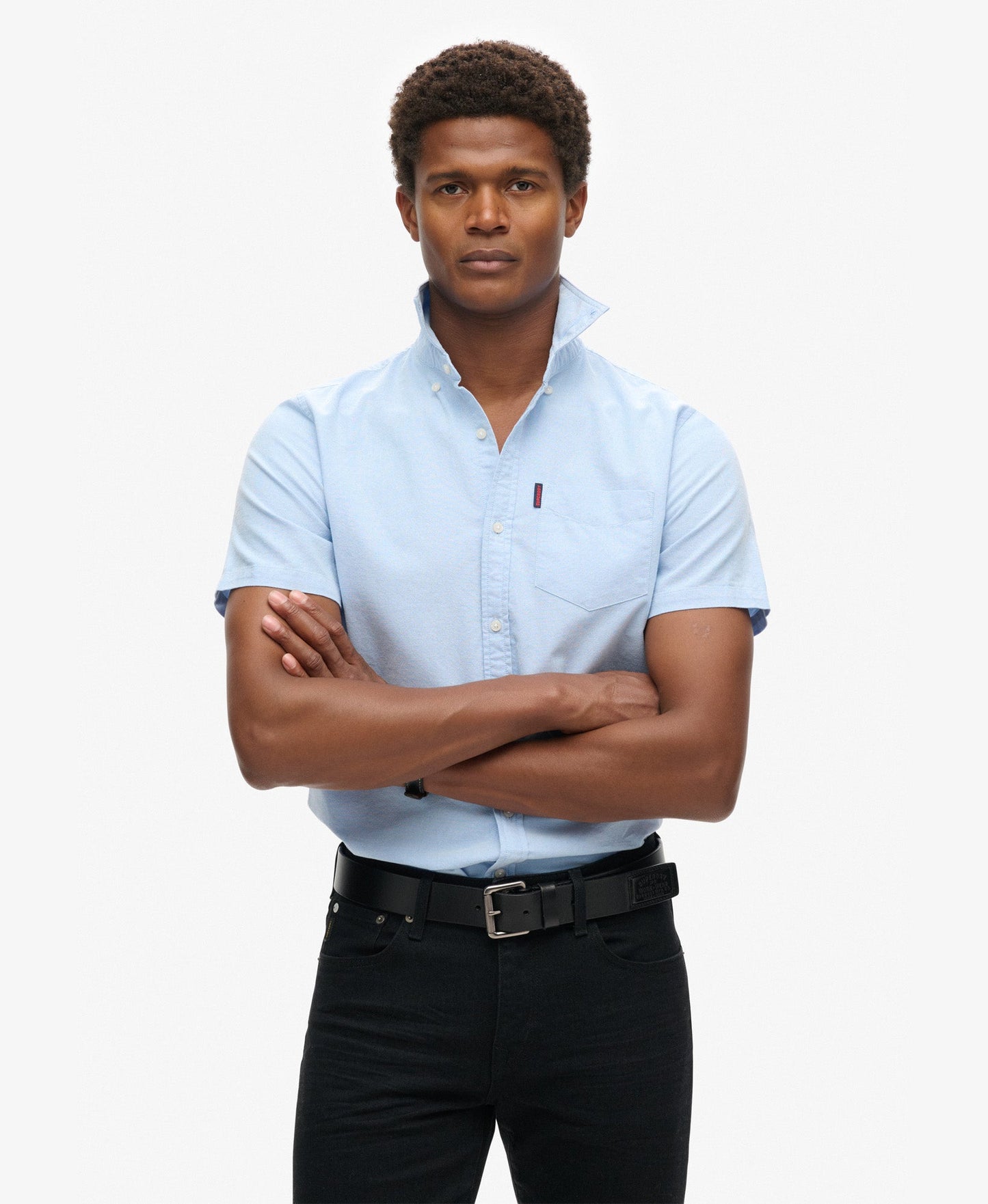 Vintage Oxford Short Sleeve Shirt | Classic Blue