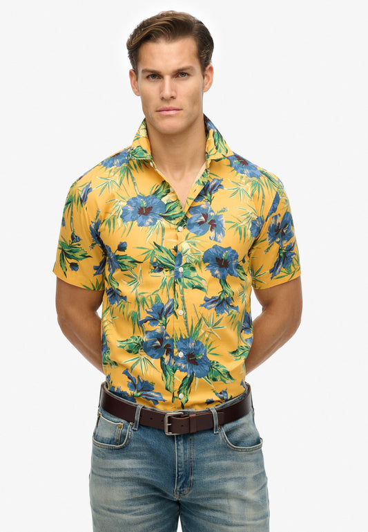 Hawaiian Print Shirt | Hawaiian Yellow