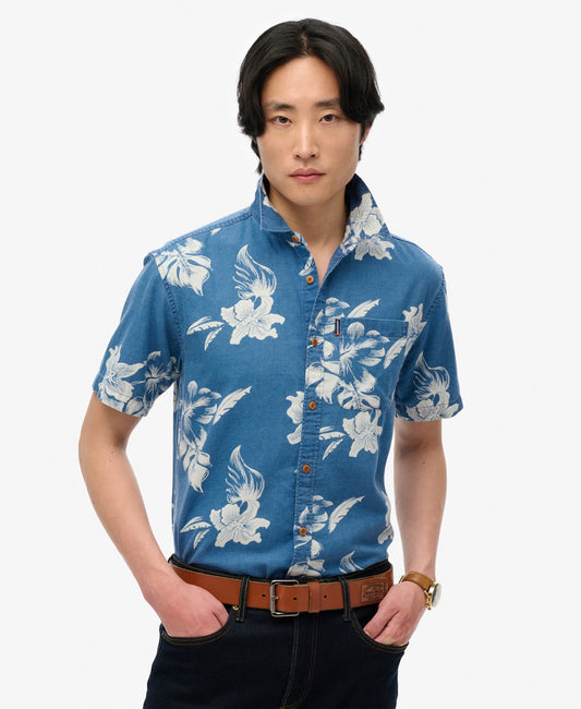 Vintage Loom Short Sleeve Shirt | Chrissy Indigo Rinse