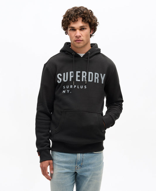 Surplus Graphic Hoodie | Washed Surplus Black