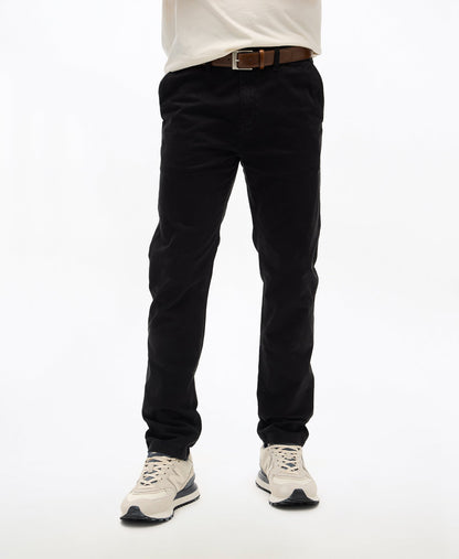 Vintage Slim Fit Chino Pant | Black