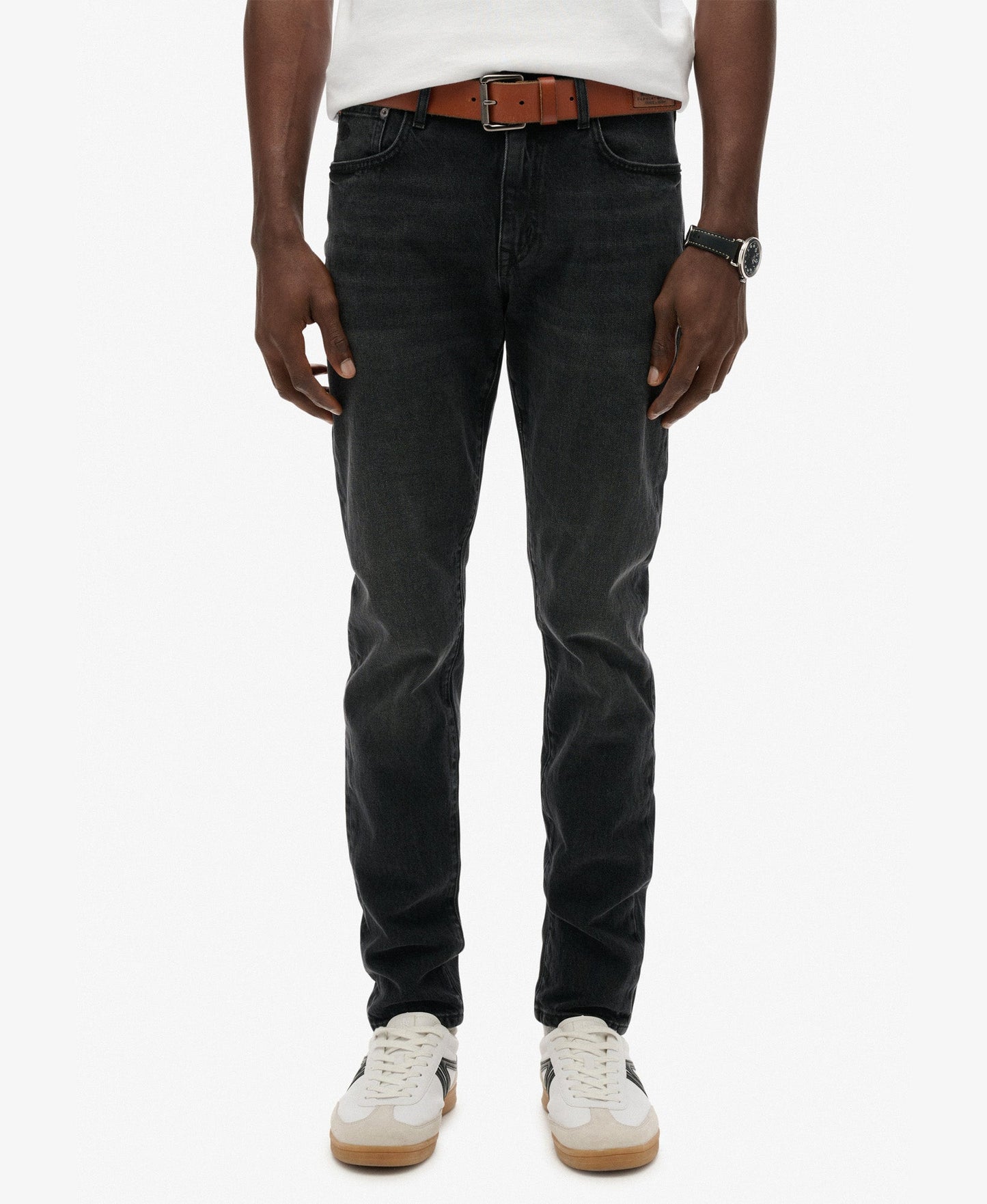 Vintage Slim Jeans | Worn Black 32