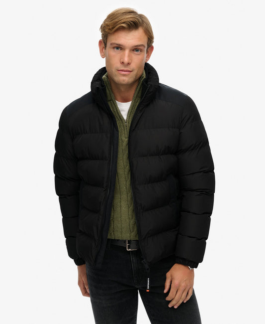 Sports Puffer Jacket | Black