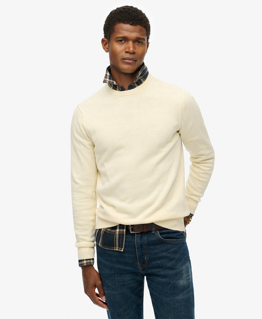 Essentials Cotton Jumper | Classic Cream