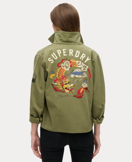 St Tropez Military Shirt | Wild Khaki