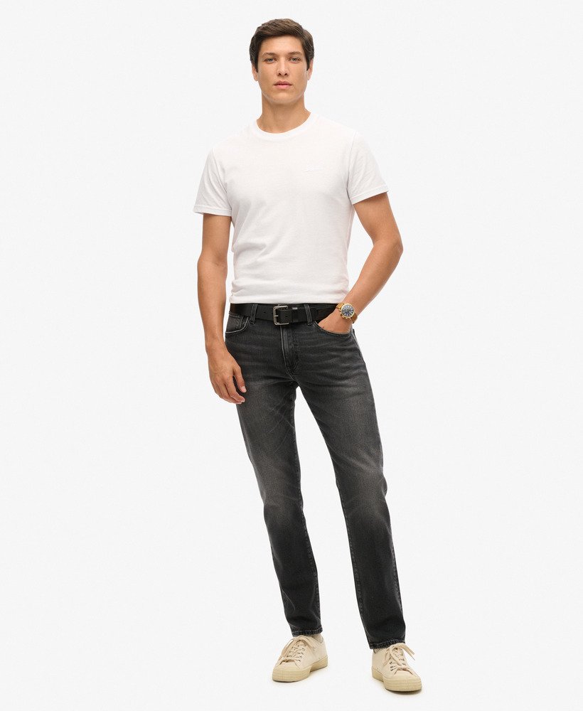 Organic Cotton Slim Jeans | Venom Vintage Black 32