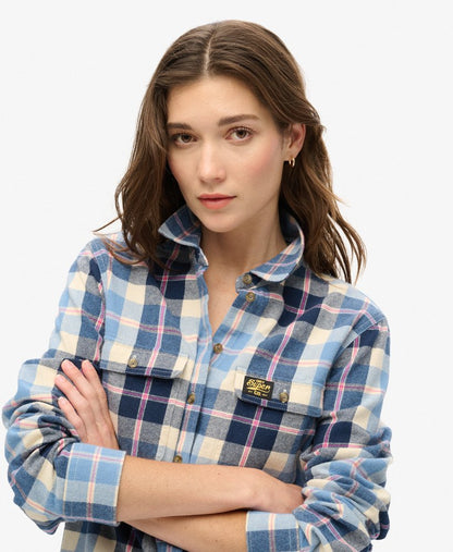Lumberjack Check Flannel Shirt | Classic Blue Check