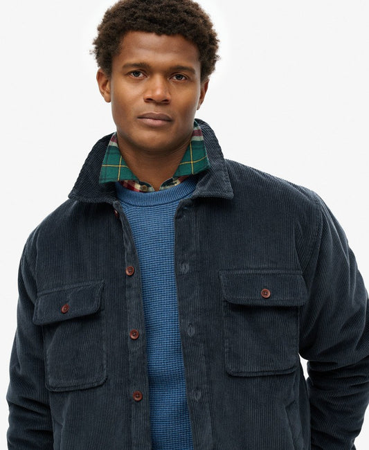Surplus Cord Quilt Overshirt | Eclipse Navy