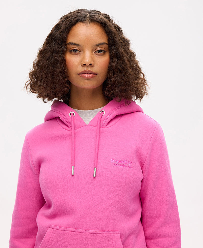 Essential Logo Hoodie | Flash Pink