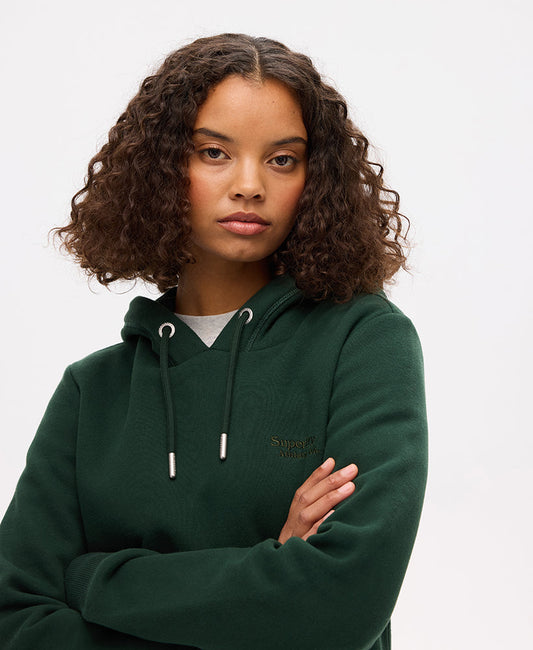 Essential Logo Hoodie | Enamel Green