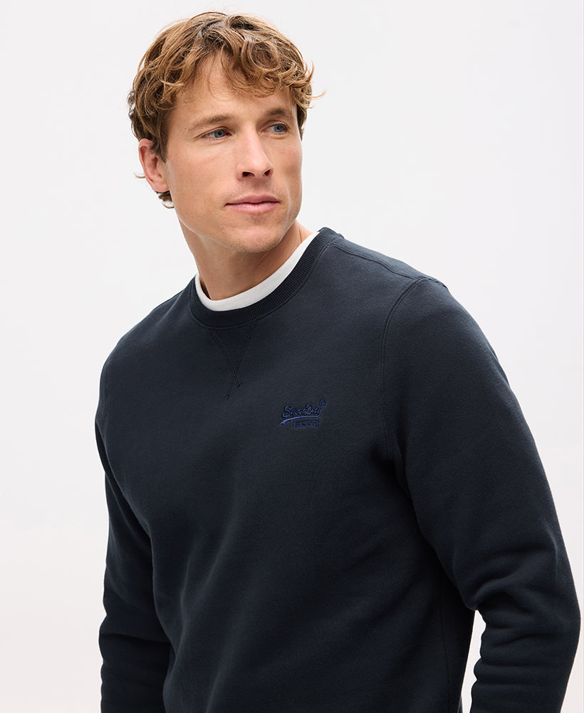 Essential Logo Crew Sweat | Eclipse Navy