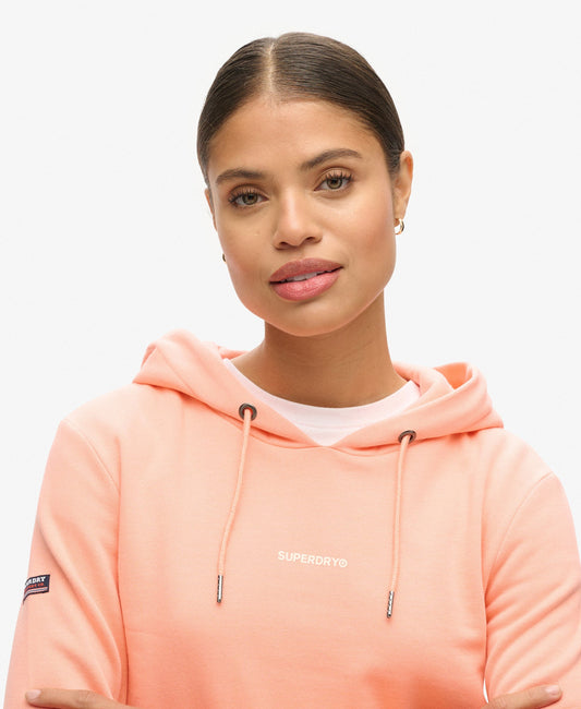 Plain Hoodie | Peach Amber Pink