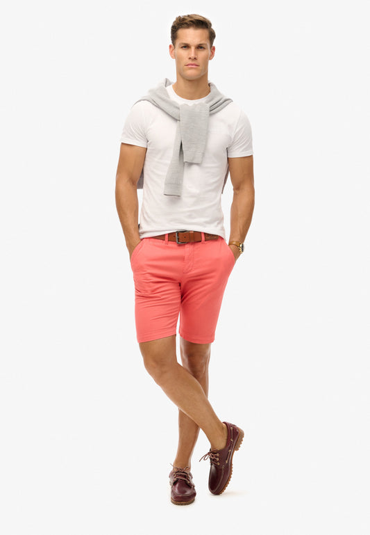 Vintage Slim Fit Chino Short | Maldive Pink
