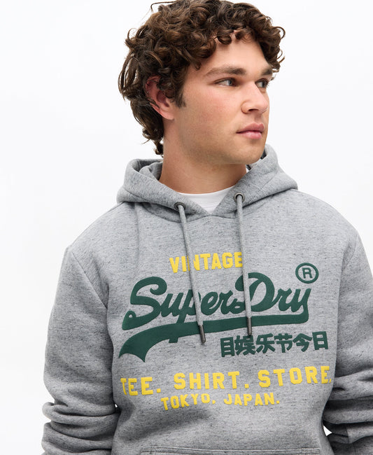 Vintage Logo Relaxed Hoodie | Flint Grey Grit