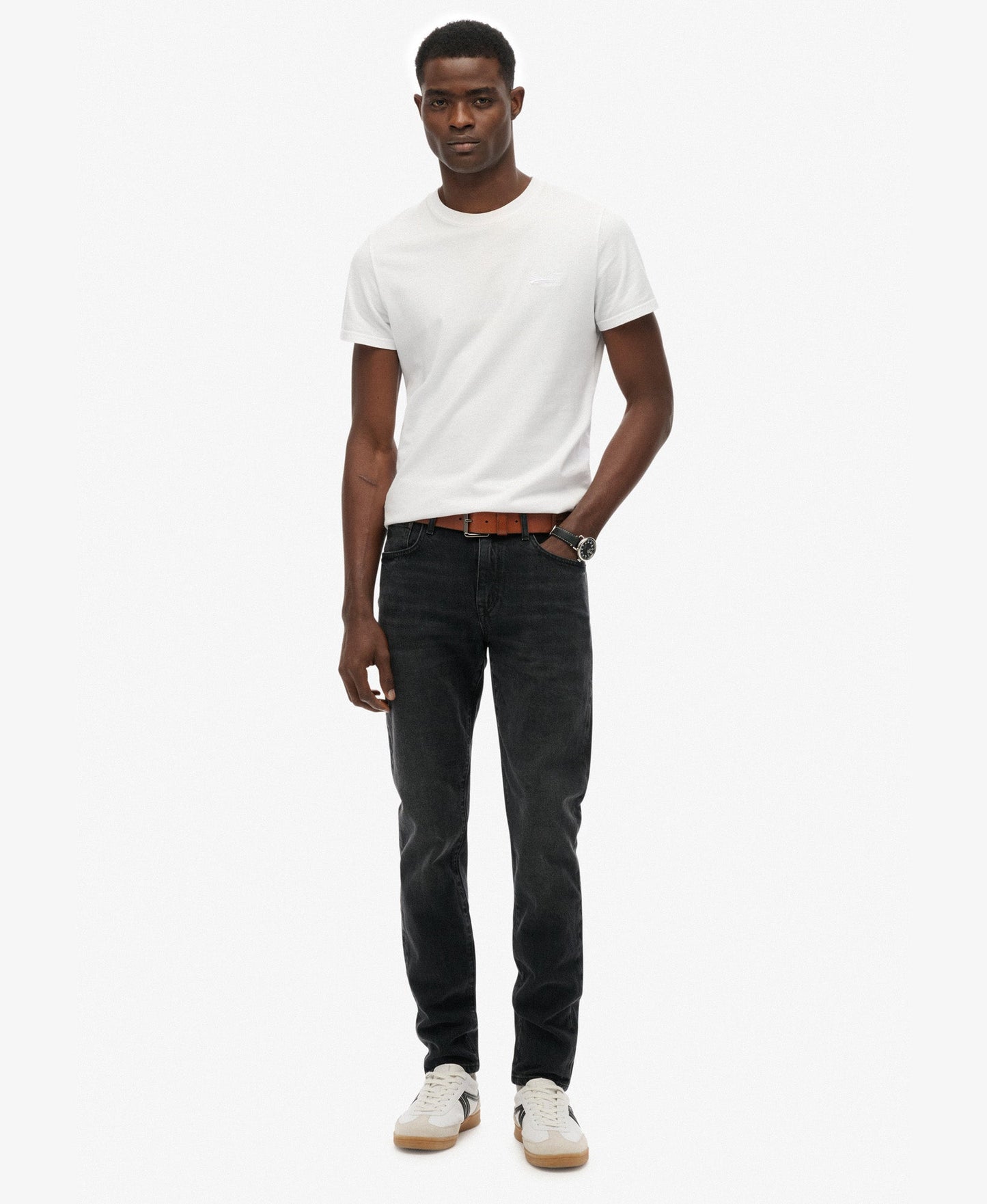 Vintage Slim Jeans | Worn Black 32