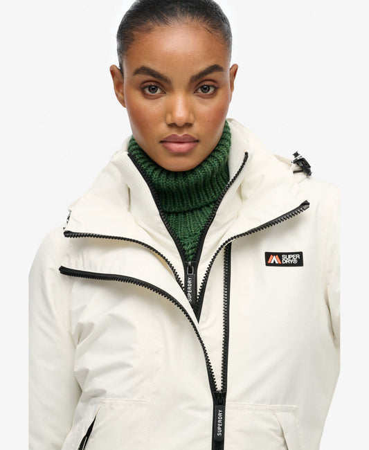 Hooded Mountain Windbreaker Slim Fit Jacket | Off White