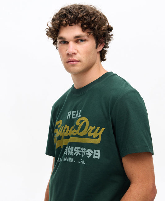 Vintage Logo Heritage Graphic Tee | Enamel Green