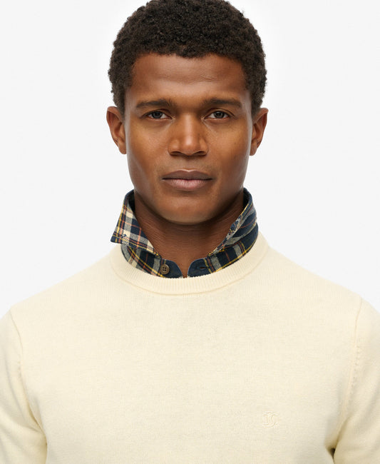 Essentials Cotton Jumper | Classic Cream
