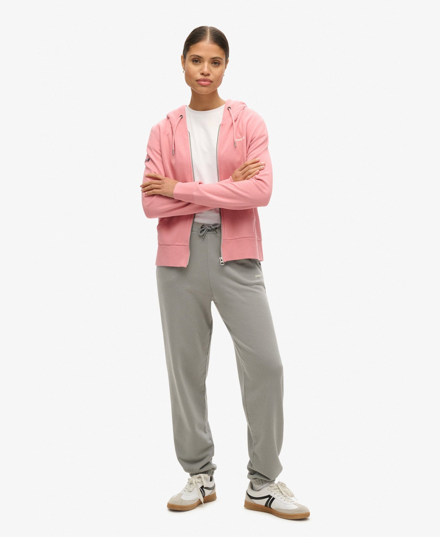 Plain Ziphood | Smoke Rose