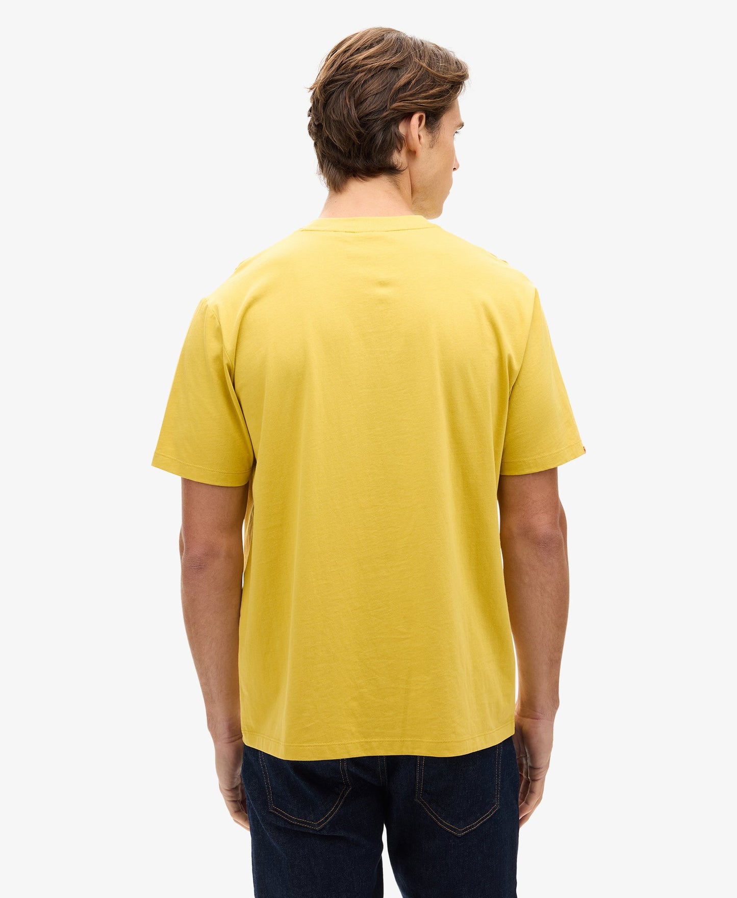 Movie Graphic Chest Tee | Oil Yellow