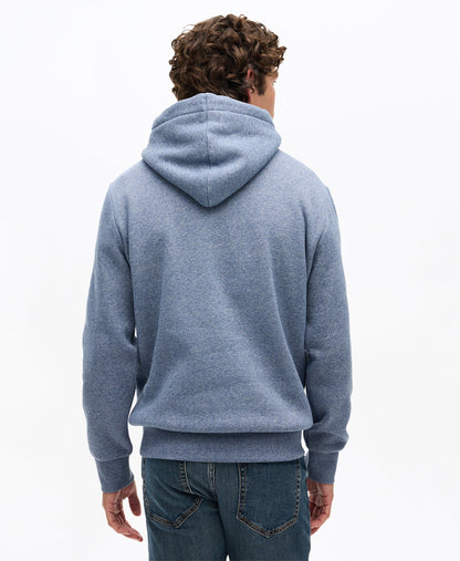 Vintage Logo Relaxed Hoodie | Tois Blue Grit