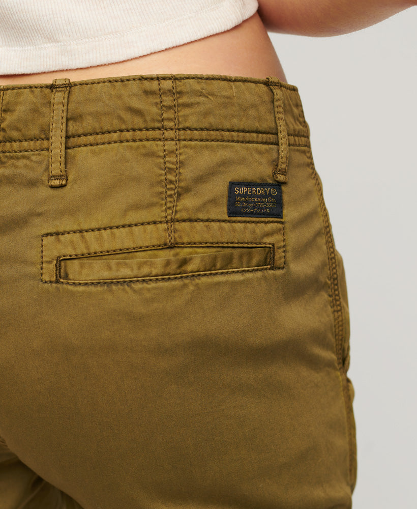 Mid Rise Slim Cargo | Khaki