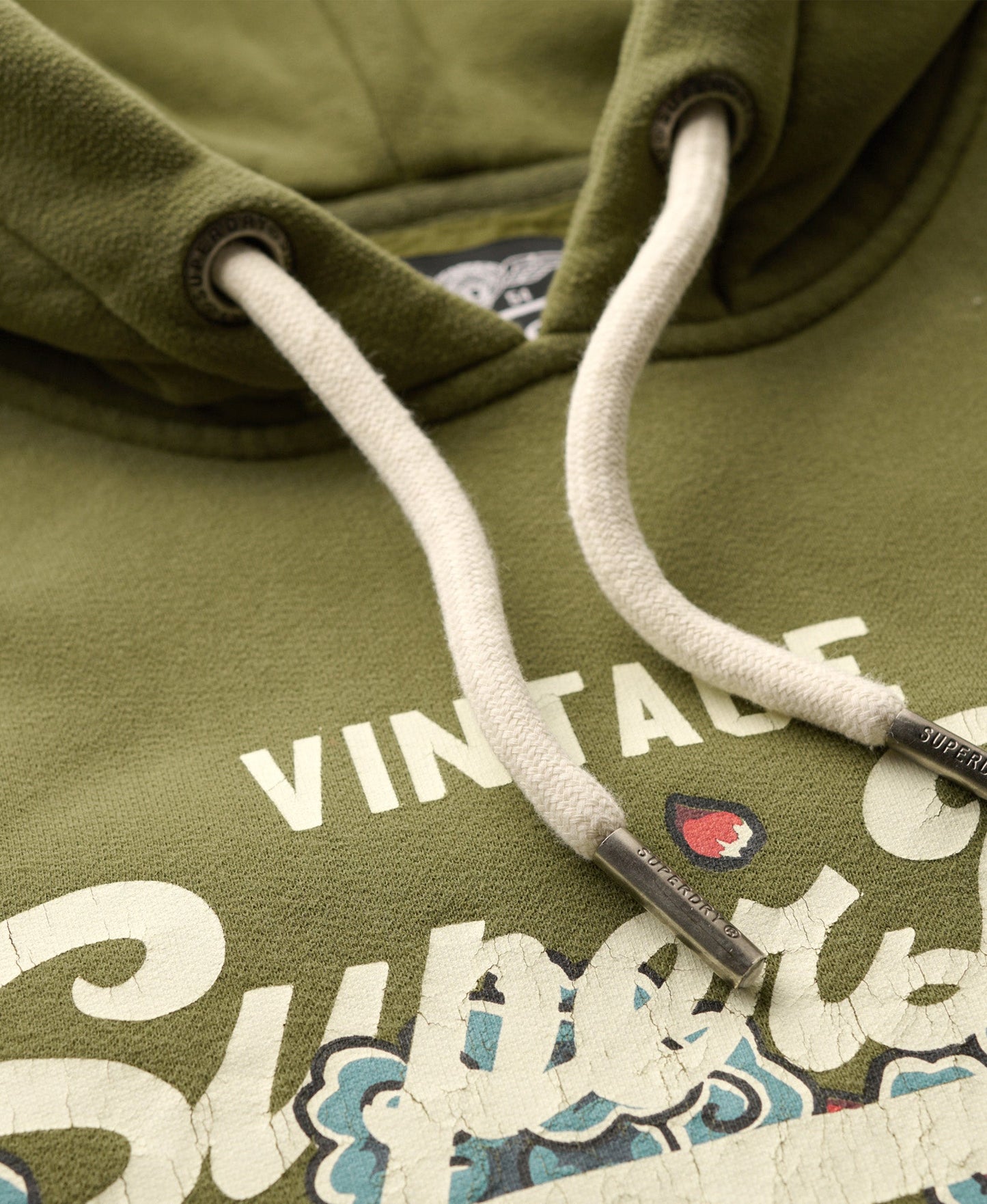 Tokyo Vintage Logo Graphic Hoodie | Soft Moss Green