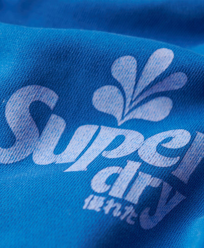 Cooper Tonal Logo Hoodie | Royal Mid Blue