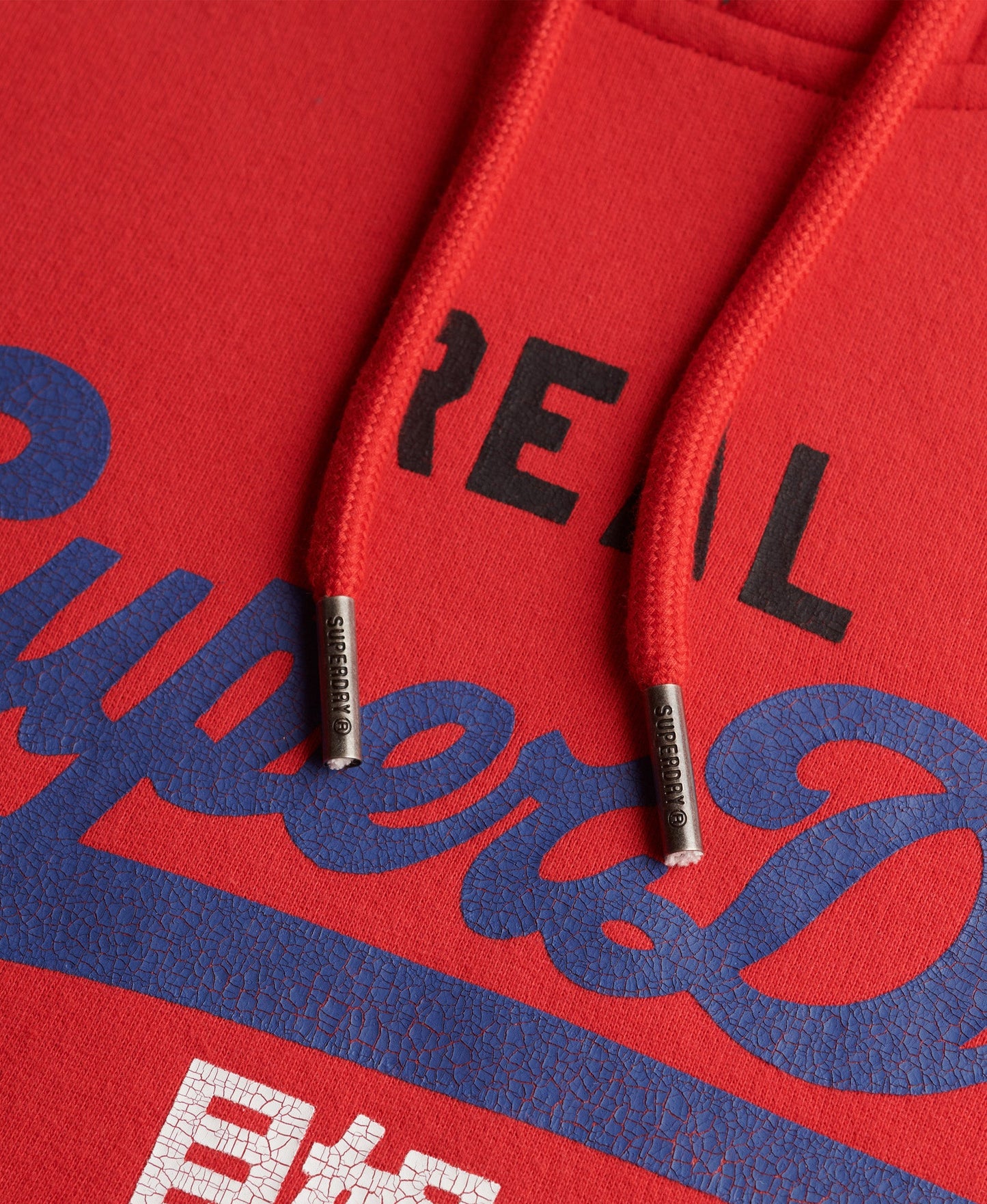 Vintage Logo Tri Slim Fit Hoodie | Risk Red
