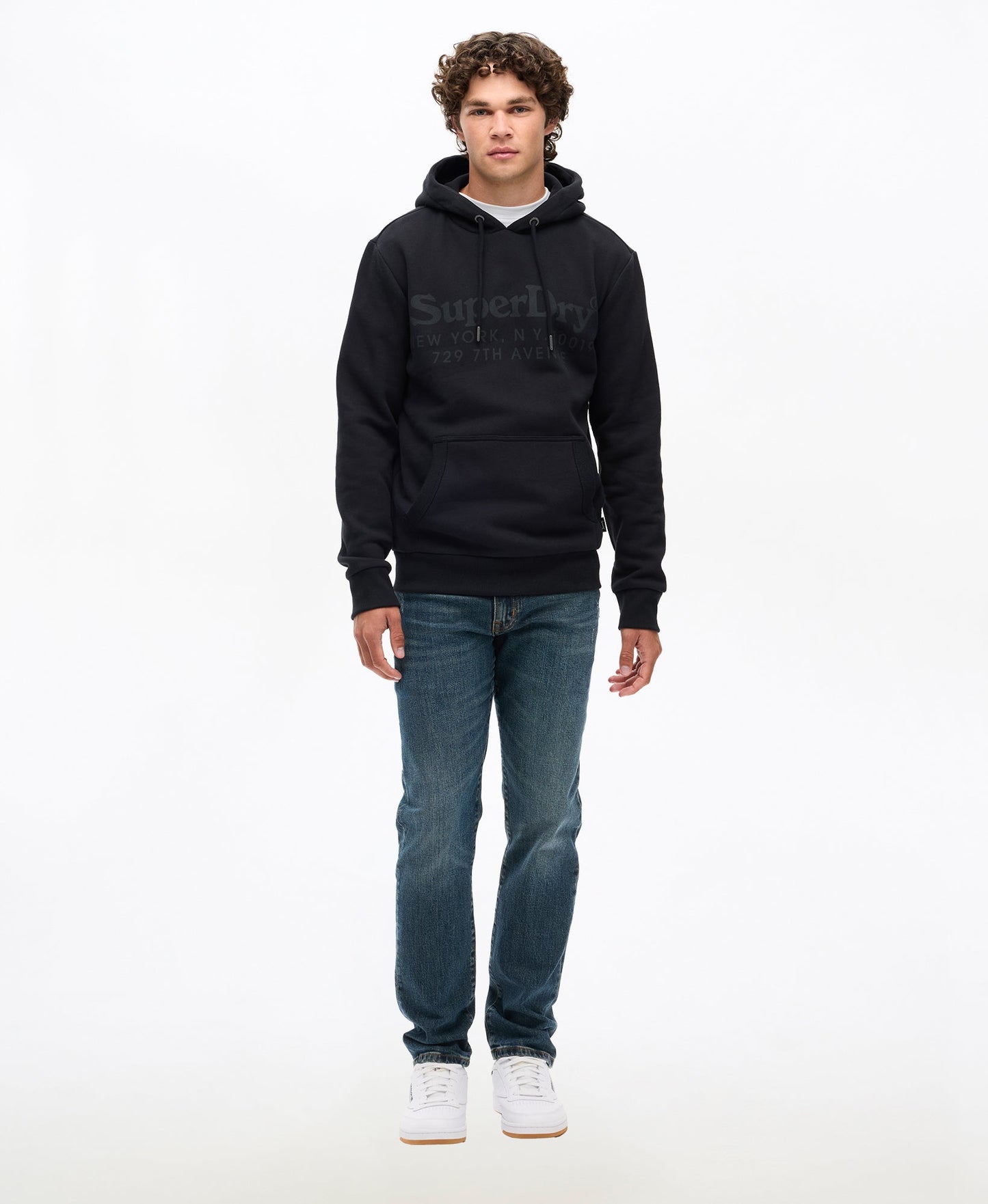 Tonal Venue Logo Hoodie | Jet Black